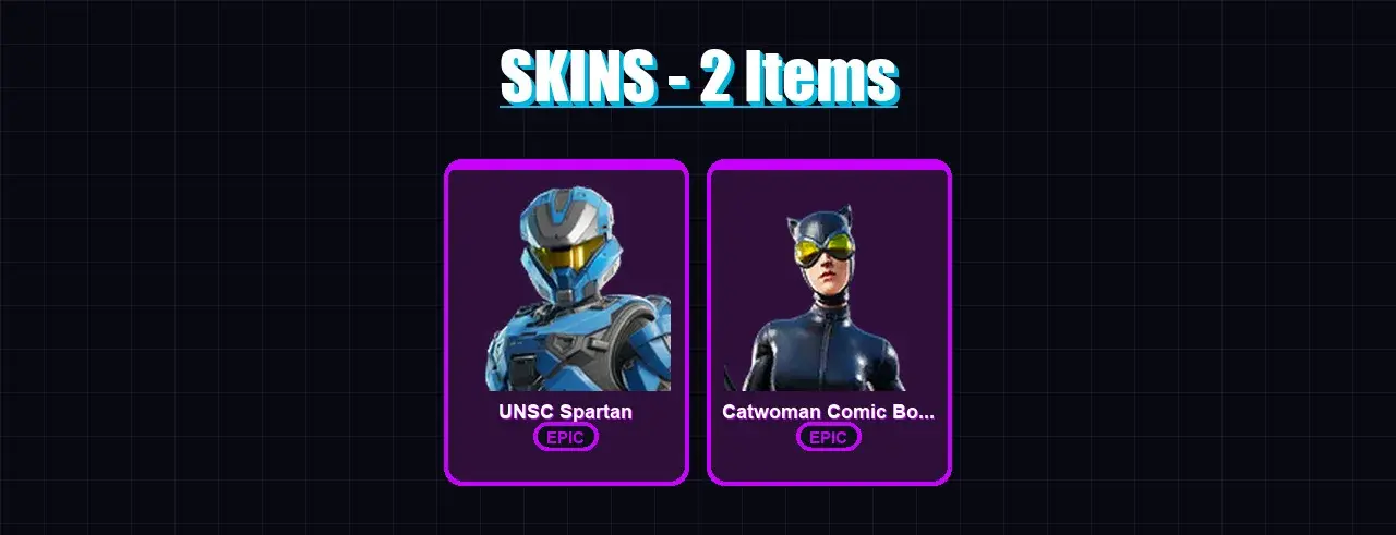 [PC/XBOX/PSN] | UNSC Spartan | Catwoman Comic Book Outfit | 2 skin | 11 pickaxe | 5 emote | 12 glider | Lv116 — main preview