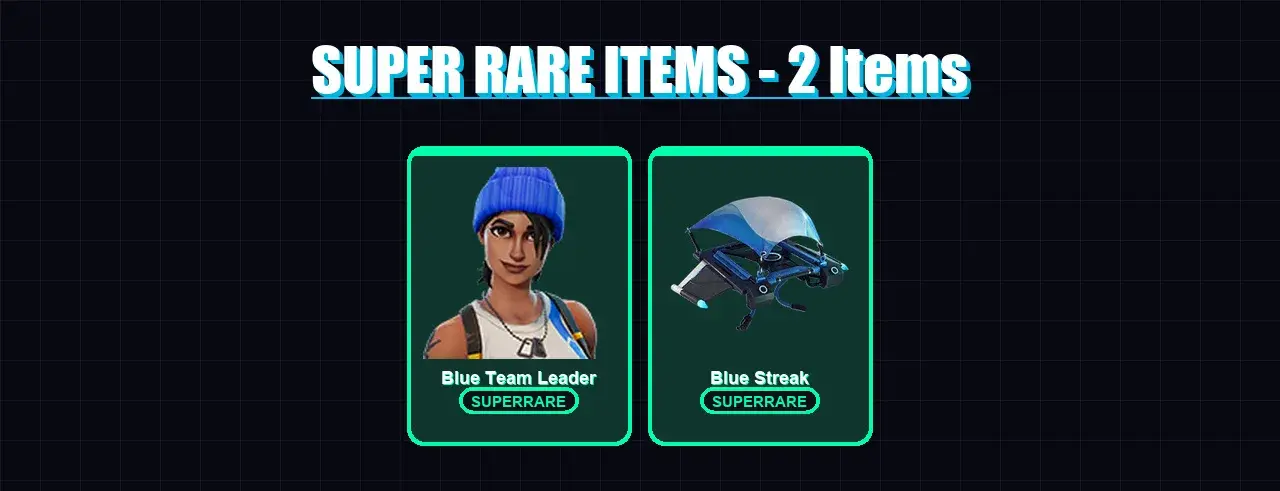 [PS4/PS5/XBOX/PC] | Blue Team Leader | Mission Specialist | 2 skin | 2 pickaxe | 2 emote | 5 glider | Lv38 — vista previa principal