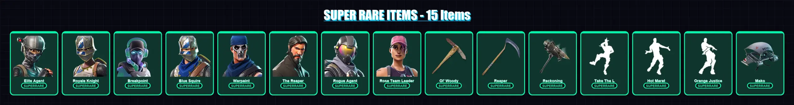 [PC/PSN] | Elite Agent | Royale Knight | Breakpoint | Blue Squire | Warpaint | 92 skin | 70 pickaxe | 76 emote | 68 glider | Lv849 — ana önizleme