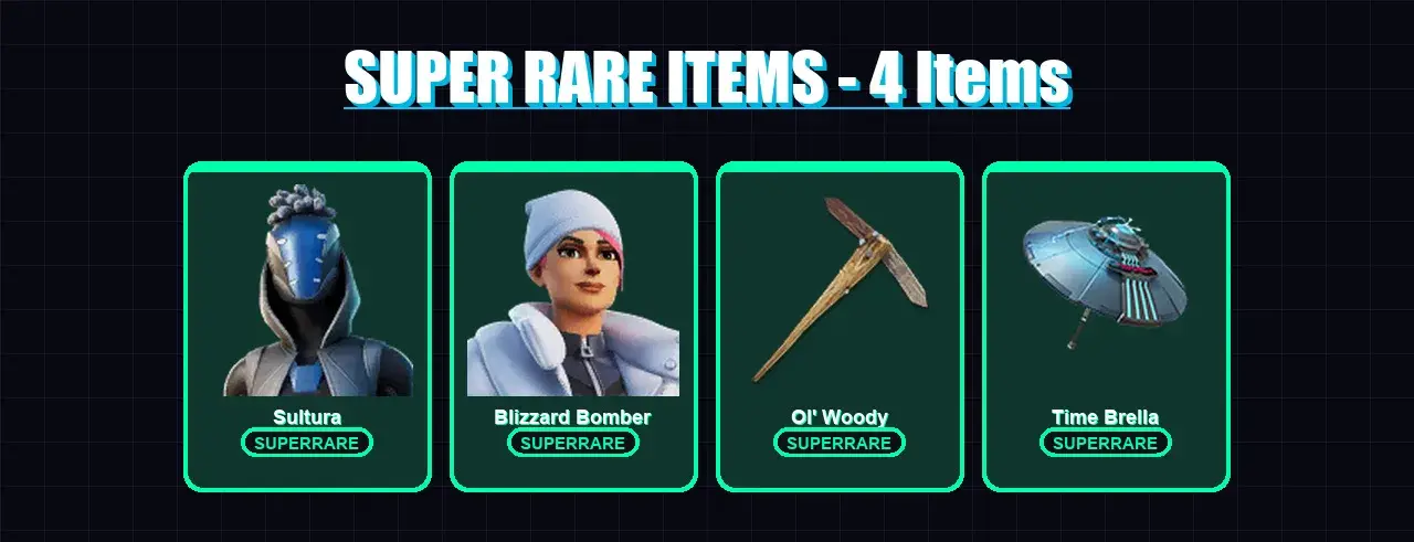 [PC/XBOX/PSN] | Sultura | Blizzard Bomber | Nezumi | Kado Thorne | Ronin | 69 skin | 84 pickaxe | 68 emote | 70 glider | Lv1130 | The Foundation — main preview