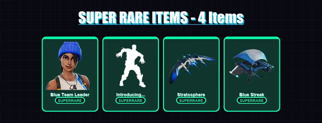 [PS4/PS5/XBOX/PC] | Blue Team Leader | Oro | Gear Specialist Maya | Midas | Deadpool | 13 skin | 16 pickaxe | 24 emote | 21 glider | Lv398 — aperçu principal