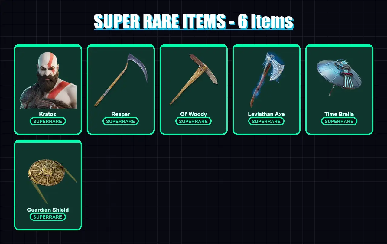 [PC/XBOX/PSN] | Kratos | Fusion | Midas | Singularity | Luxe | 162 skin | 215 pickaxe | 191 emote | 170 glider | Lv2835 — ana önizleme