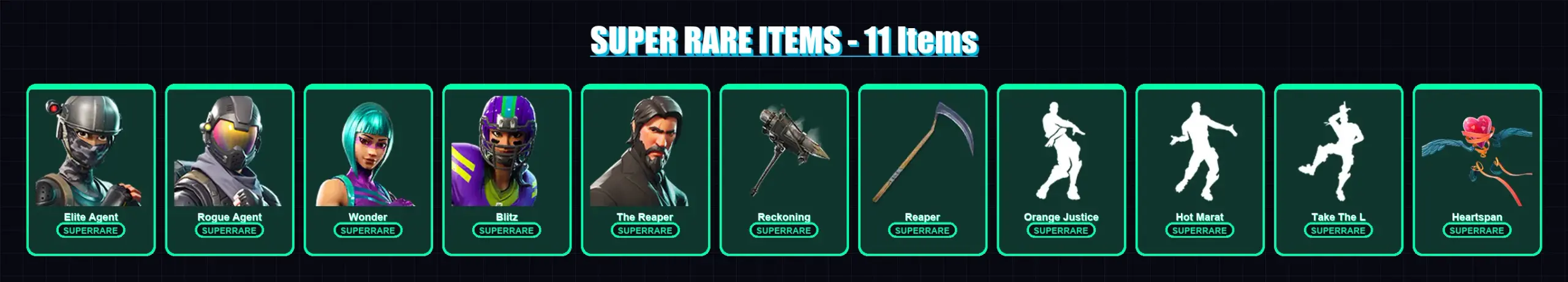 [PC/XBOX/PSN] | Elite Agent | Rogue Agent | Wonder | Blitz | The Reaper | 79 skin | 54 pickaxe | 102 emote | 61 glider | Lv934 — główny podgląd