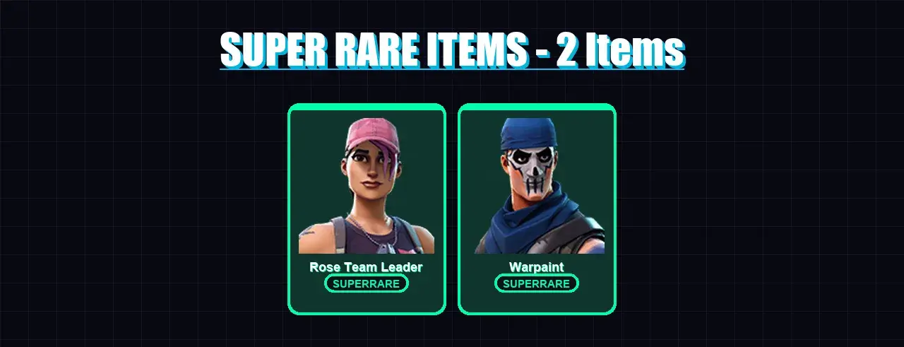 [PS4/PS5/XBOX/PC] | Rose Team Leader | Warpaint | Prowler | Tsuki 2.0 | 4 skin | 4 pickaxe | 4 emote | 9 glider | Lv22 — основное превью