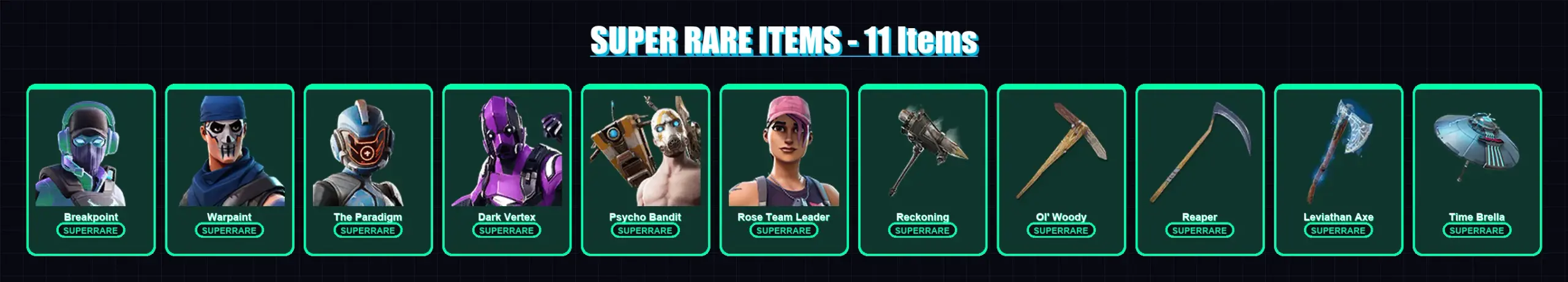 [PC/XBOX/PSN] | Breakpoint | Warpaint | The Paradigm | Dark Vertex | Psycho Bandit | 379 skin | 330 pickaxe | 232 emote | 155 glider | Lv1823 — main preview