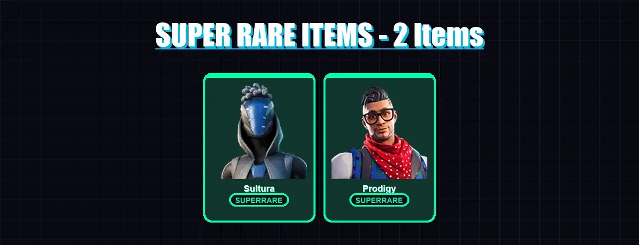 [PS4/PS5/XBOX/PC] | Sultura | Prodigy | 2 skin | 3 pickaxe | 2 emote | 3 glider | Lv16 — Hauptvorschau