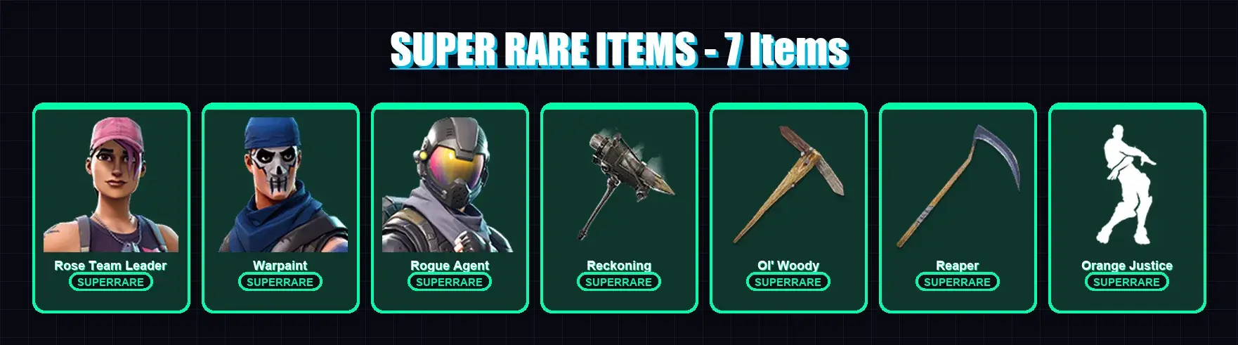 [PC/XBOX] | Rose Team Leader | Warpaint | Rogue Agent | Lynx | Calamity | 96 skin | 95 pickaxe | 72 emote | 92 glider | Lv1013 | Carbide — main preview