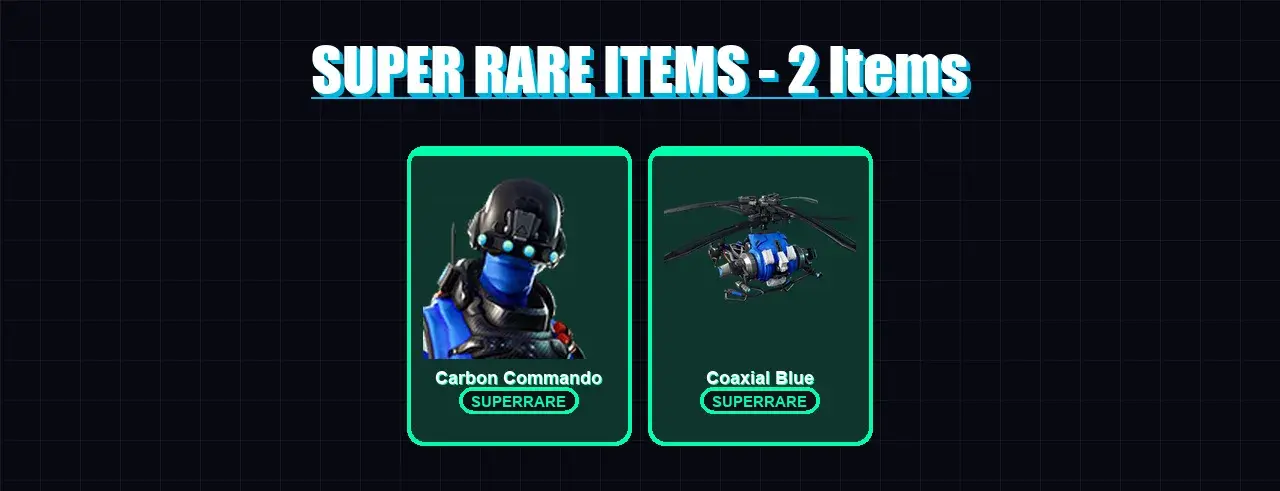 [PC/XBOX] | Carbon Commando | Wilde | 2 skin | 1 pickaxe | 1 emote | 4 glider | Lv8 — 메인 미리보기