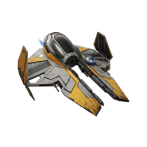 Anakin's Jedi Interceptor Fortnite Glider