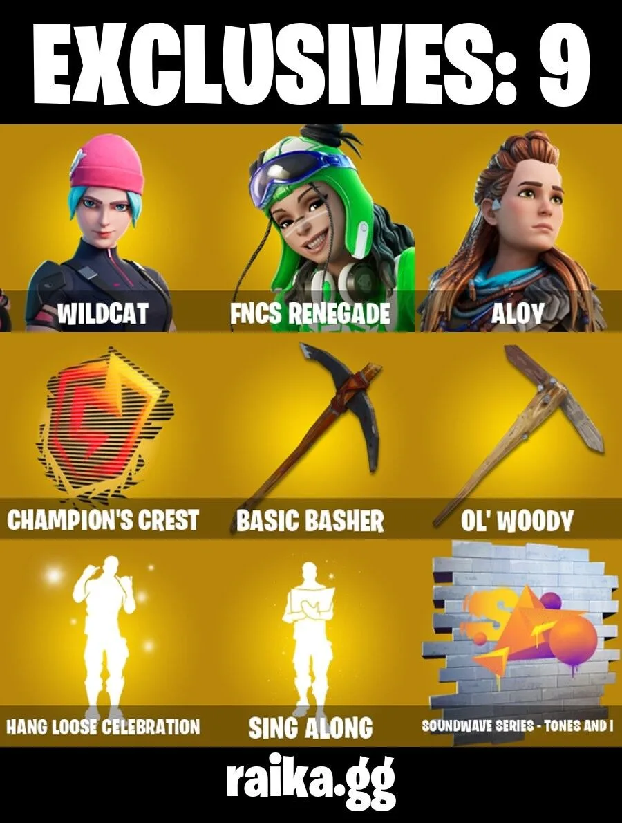 Wildcat | 173 skins — Fortnite account