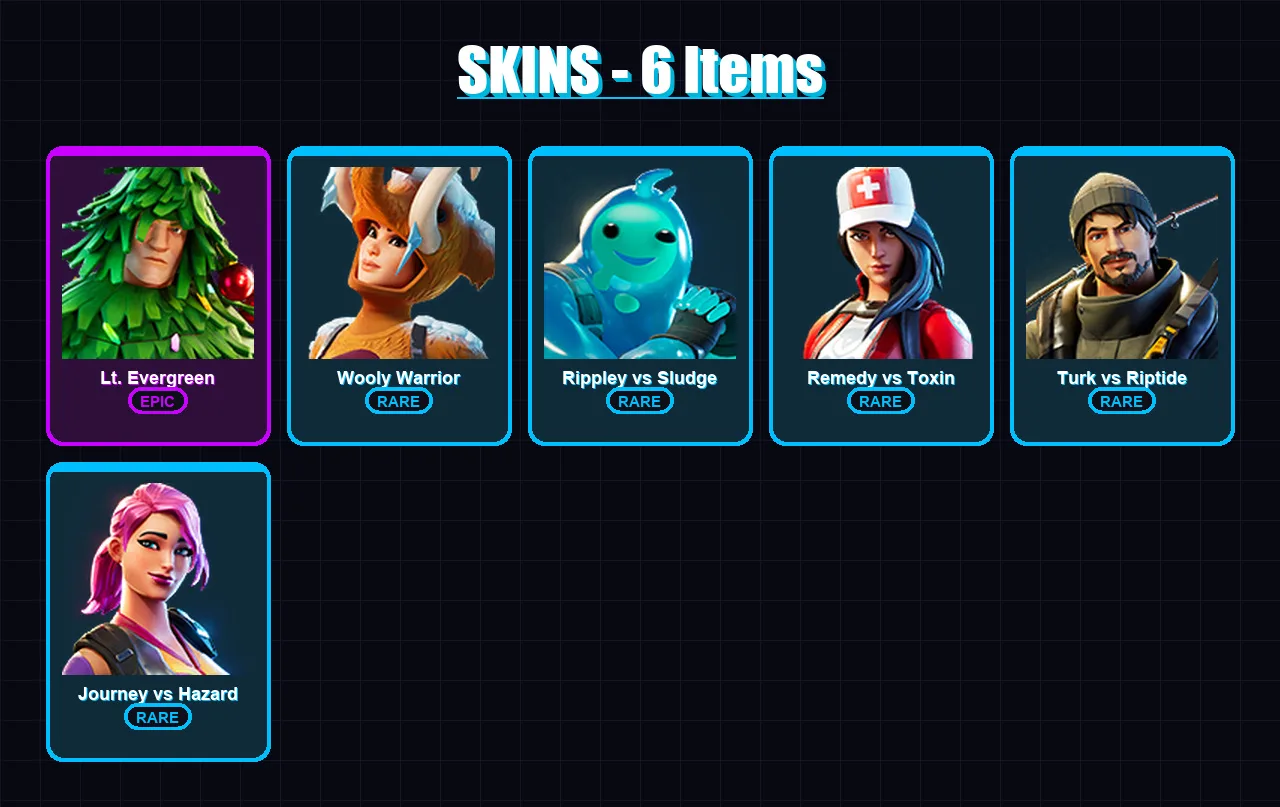[SWITCH/XBOX/PSN/PC] | Lt. Evergreen | Wooly Warrior | Rippley vs Sludge | 6 skin | Lv99