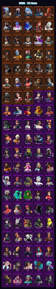 [PS4/PS5/XBOX/PC] | Renzo the Destroyer | Catalyst | Nezumi | The Foundation | Hybrid | 125 skin | 130 pickaxe | 102 emote | 137 glider | Lv1860