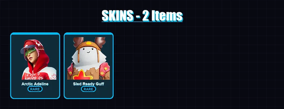 [PC/XBOX/PSN] | Arctic Adeline | Sled Ready Guff | 2 skin | 6 pickaxe | 7 emote | 9 glider | Lv91 — main preview
