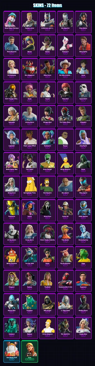 [PC/XBOX/PSN] | Street Wave Teknique | Captain Jones | O.M.E.G.A. Suit Alpha | 72 skin | Lv714