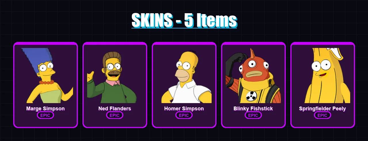 [PS4/PS5/XBOX/PC] | Marge Simpson | Ned Flanders | Homer Simpson | 5 skin | Lv92
