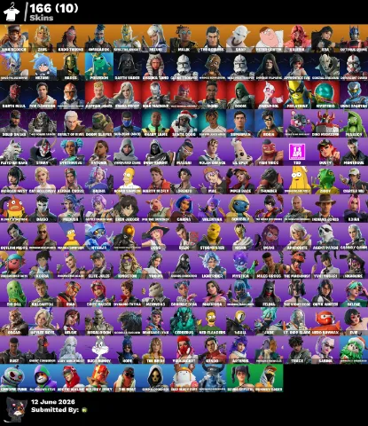 155 skins | Omegarok — Fortnite account