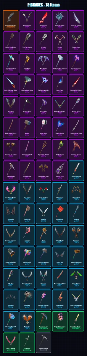 [PC/XBOX/PSN] | Ronin | Menace | The Imagined | The Cube Queen | Eternal Knight | 70 skin | 78 pickaxe | 50 emote | 82 glider | Lv1137