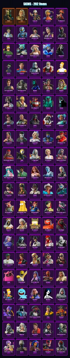 [PC] | Hades | Zeus | Carter Wu | Tide Strider | The Machinist | 202 skin | 236 pickaxe | 173 emote | 126 glider | Lv1693