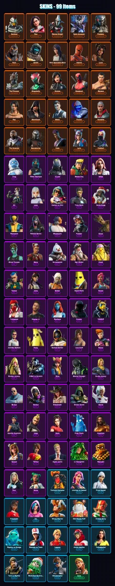 [PC/XBOX/PSN] | Sentinel | Rox | Eternal Knight | Spire Assassin | Predator | 99 skin | 106 pickaxe | 96 emote | 99 glider | Lv1522 — Fortnite account