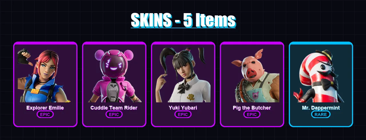 [PC/XBOX/PSN] | Explorer Emilie | Cuddle Team Rider | Yuki Yubari | 5 skin | Lv121