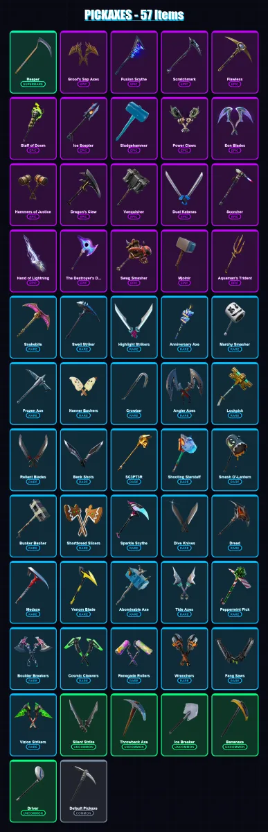 [PC/XBOX] | Point Patroller | Prodigy | Trilogy | The Prisoner | Catalyst | 62 skin | 57 pickaxe | 64 emote | 57 glider | Lv729