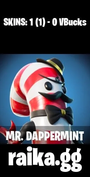 PSN/Xbox/PC Skins:1 0 VB Mr. Dappermint | Banner Icon Instant FULL ACCESS — Fortnite account
