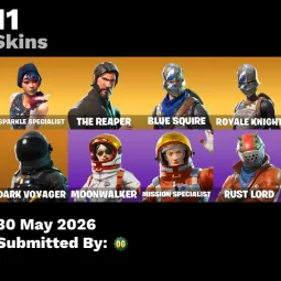 11 skins | Black Knight + The Reaper — Fortnite account