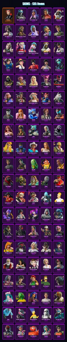 [PC/PSN] | Polarity | Skull Commander | Raven Team Syd | Kendo | Santa Dogg | 135 skin | 148 pickaxe | 98 emote | 77 glider | Lv1017 — Fortnite account