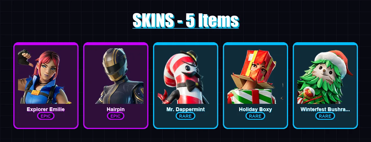 [PS4/PS5/XBOX/PC] | Explorer Emilie | Hairpin | Mr. Dappermint | 5 skin | Lv127
