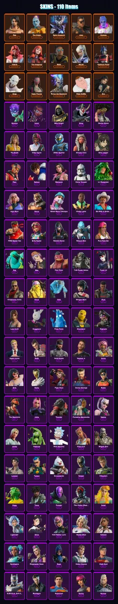 [PC/XBOX] | Raz | The Origin | Spire Assassin | Joey | Kymera | 110 skin | 171 pickaxe | 147 emote | 146 glider | Lv5315 — Fortnite account