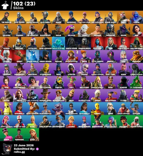 PC/PSN/XBOX 102 skins | Floss — Fortnite account