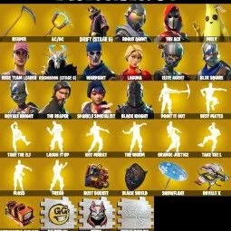 130 Skins + Black Knight — Fortnite account