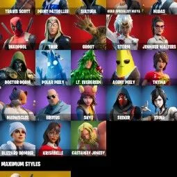 23 Skins Travis Scott Head Banger — Fortnite account
