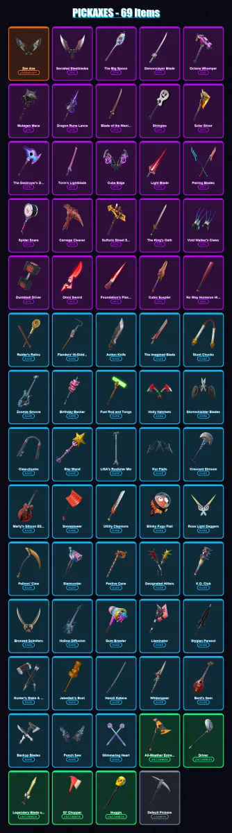 [PC/XBOX/PSN] | Ronin | The Imagined | Malik | Torin | Snap | 33 skin | 69 pickaxe | 33 emote | 49 glider | Lv732 — Fortnite account