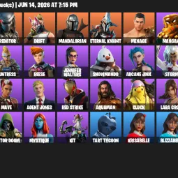 PSN/PC 42 skins | Arcane Jinx Lara Croft Menace Predator | Full Access — Fortnite account