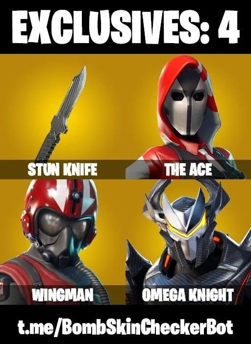 66 Skins Wingman The Ace — Fortnite account