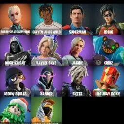 14 skins All Platforms Paradigm (Reality-659) | Slayer Juice WRLD | Superman | Robin | Blitz Knight 250 VB Instant Delivery — Fortnite account