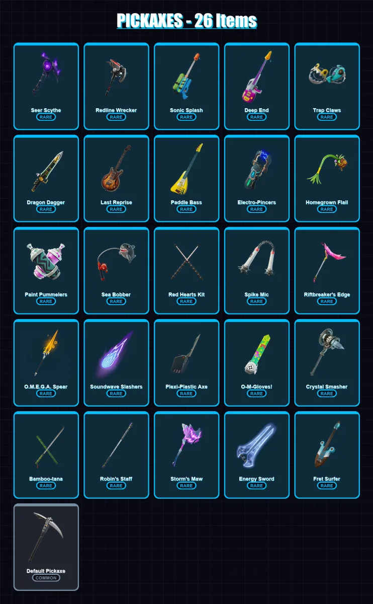 [PC/XBOX/PSN] | Green Ranger | Bernie | Die With A Smile Bruno | Riftreaver Drift | Augury | 20 skin | 26 pickaxe | 21 emote | 19 glider | Lv144