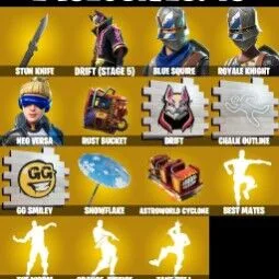 115 Skins + Blue Squire + 1350vb — Fortnite account