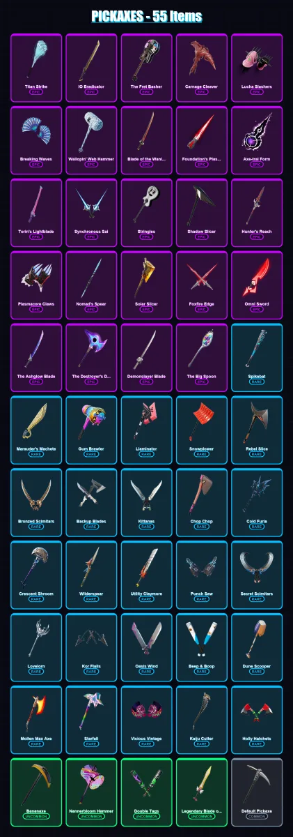 [PC/XBOX/PSN] | Xander | Kymera | Joey | The Cube Queen | Renzo the Destroyer | 50 skin | 55 pickaxe | 43 emote | 52 glider | Lv848