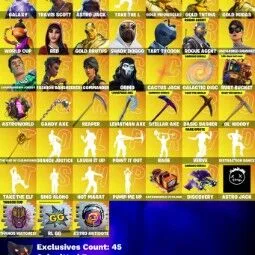 400 skins Galaxy Travis Scott MAIL CHANGE — Fortnite account