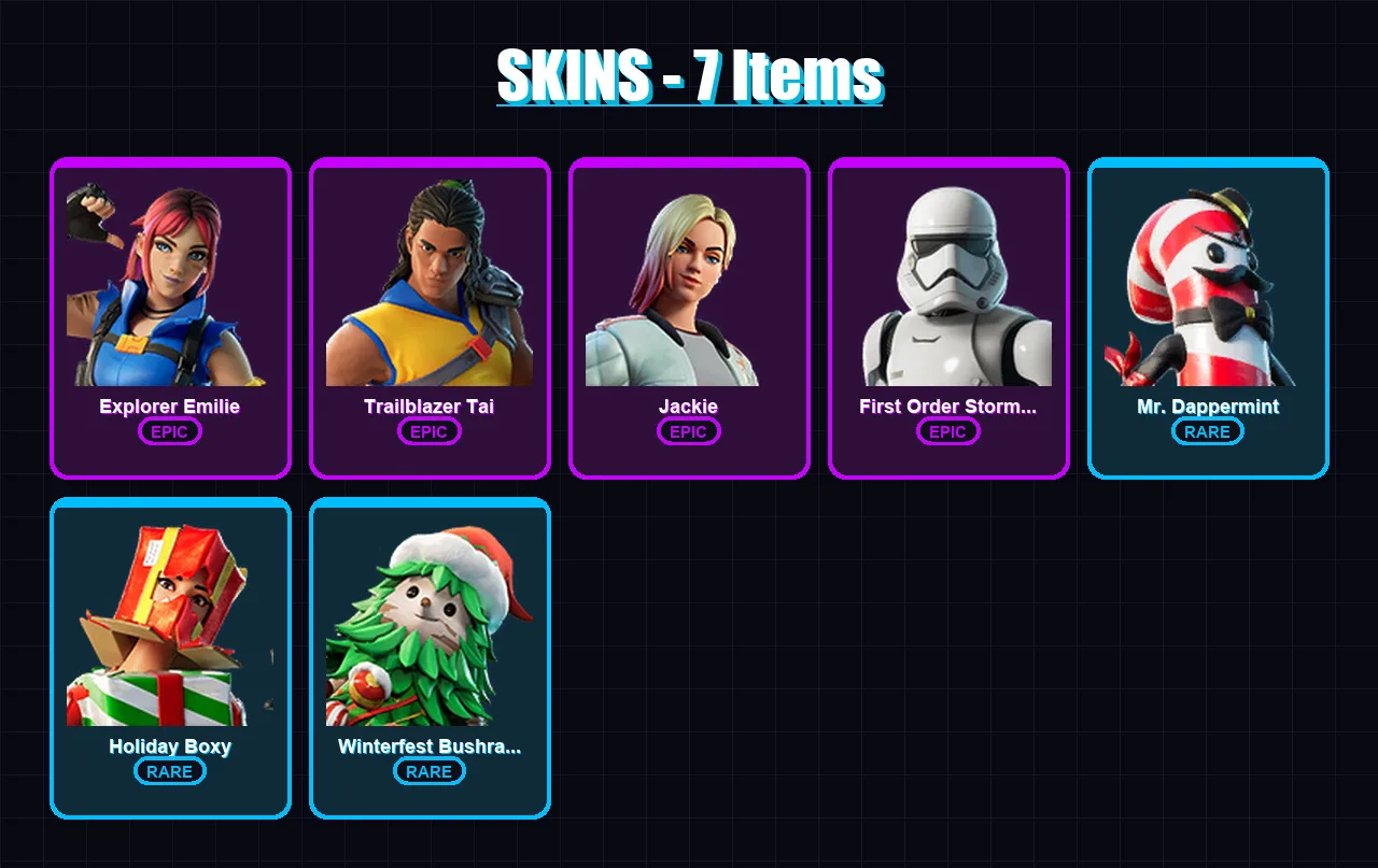 [PC/XBOX/PSN] | Explorer Emilie | Trailblazer Tai | Jackie | 7 skin | Lv70
