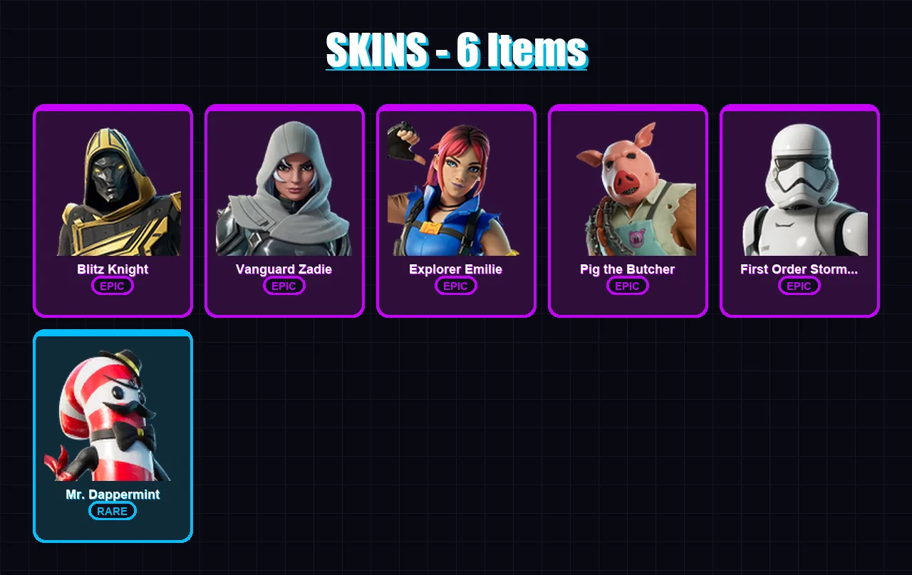 [PS4/PS5/PC] | Blitz Knight | Vanguard Zadie | Explorer Emilie | 6 skin | Lv482