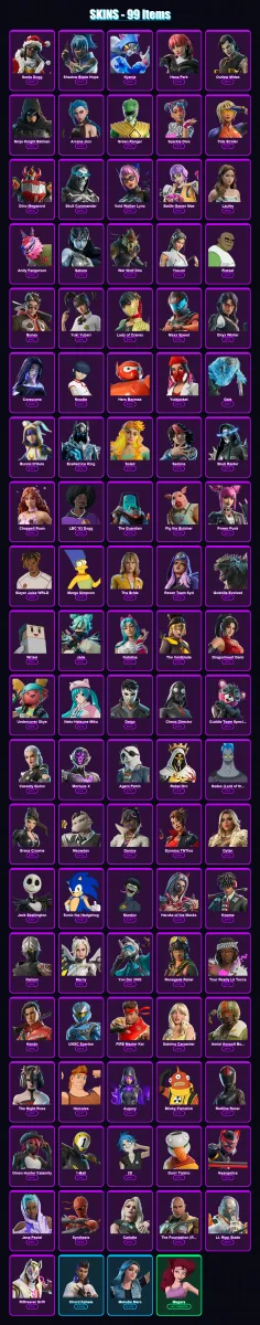[PC/PSN] | Santa Dogg | Shadow Blade Hope | Nyanja | Hana Park | Outlaw Midas | 99 skin | 114 pickaxe | 66 emote | 50 glider | Lv376
