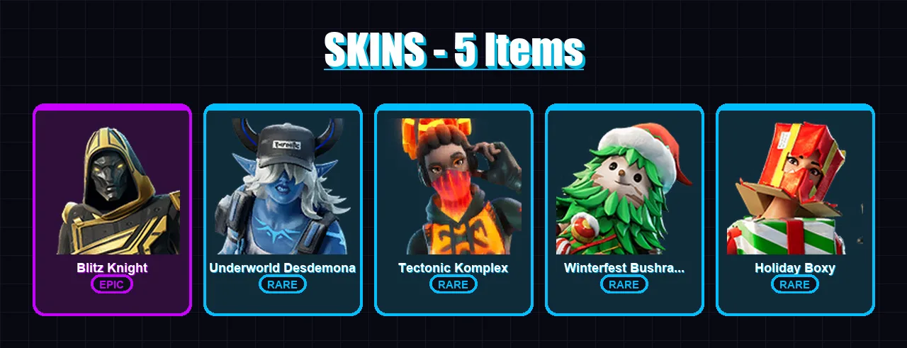 [PC/XBOX/PSN] | Blitz Knight | Underworld Desdemona | Tectonic Komplex | 5 skin | Lv609