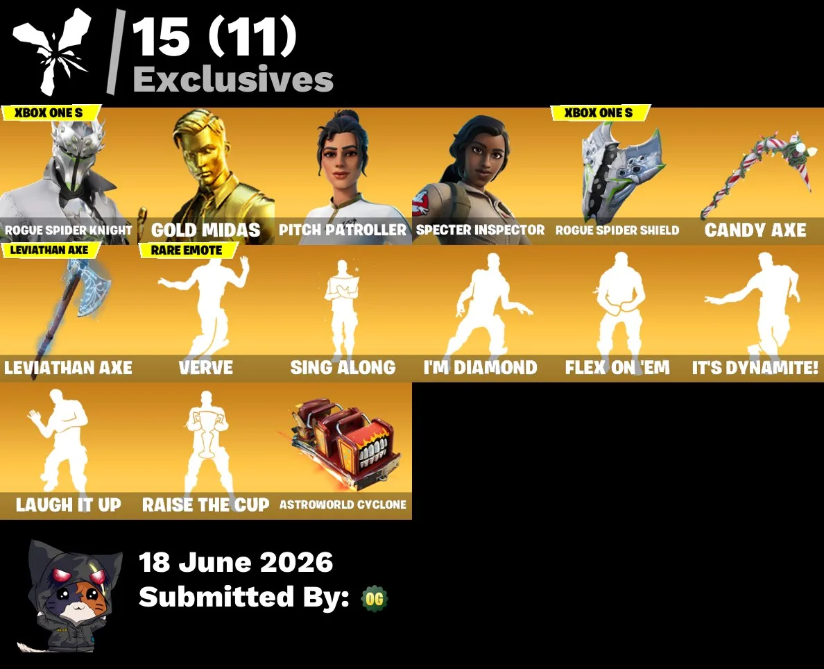 116 skins | Leviathan Axe — Fortnite account