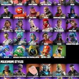 35 Skins PC/PSN/XBOX Peter Griffin | Omegarok | Spectra Knight | Valeria | Kado Thorne | The Night Rose | Mae | Daigo | Montague | Hero Baymax — Fortnite account