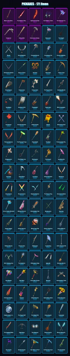 [PC] | Ronin | The Foundation | Renzo the Champion | Hana Park | Blinky Fishstick | 129 skin | 171 pickaxe | 104 emote | 86 glider | Lv2046