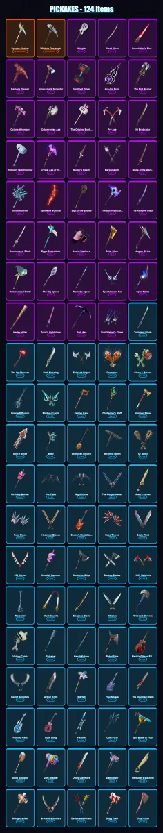 [PC/XBOX] | Xander | Omegarok | Ronin | Kado Thorne | Torin | 84 skin | 124 pickaxe | 99 emote | 97 glider | Lv1798