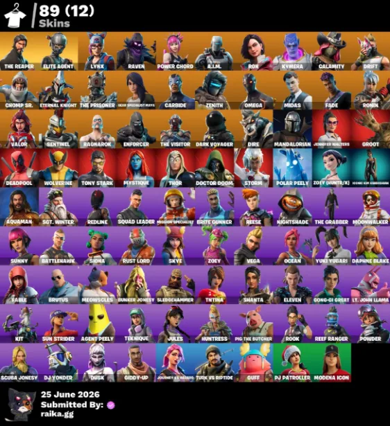 PC/PSN/XBOX 89 skins | The Reaper — Fortnite account